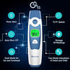 Digital Infrared Thermometer for Fever, Ear Thermometer with Fever Indicator and Memory Function
